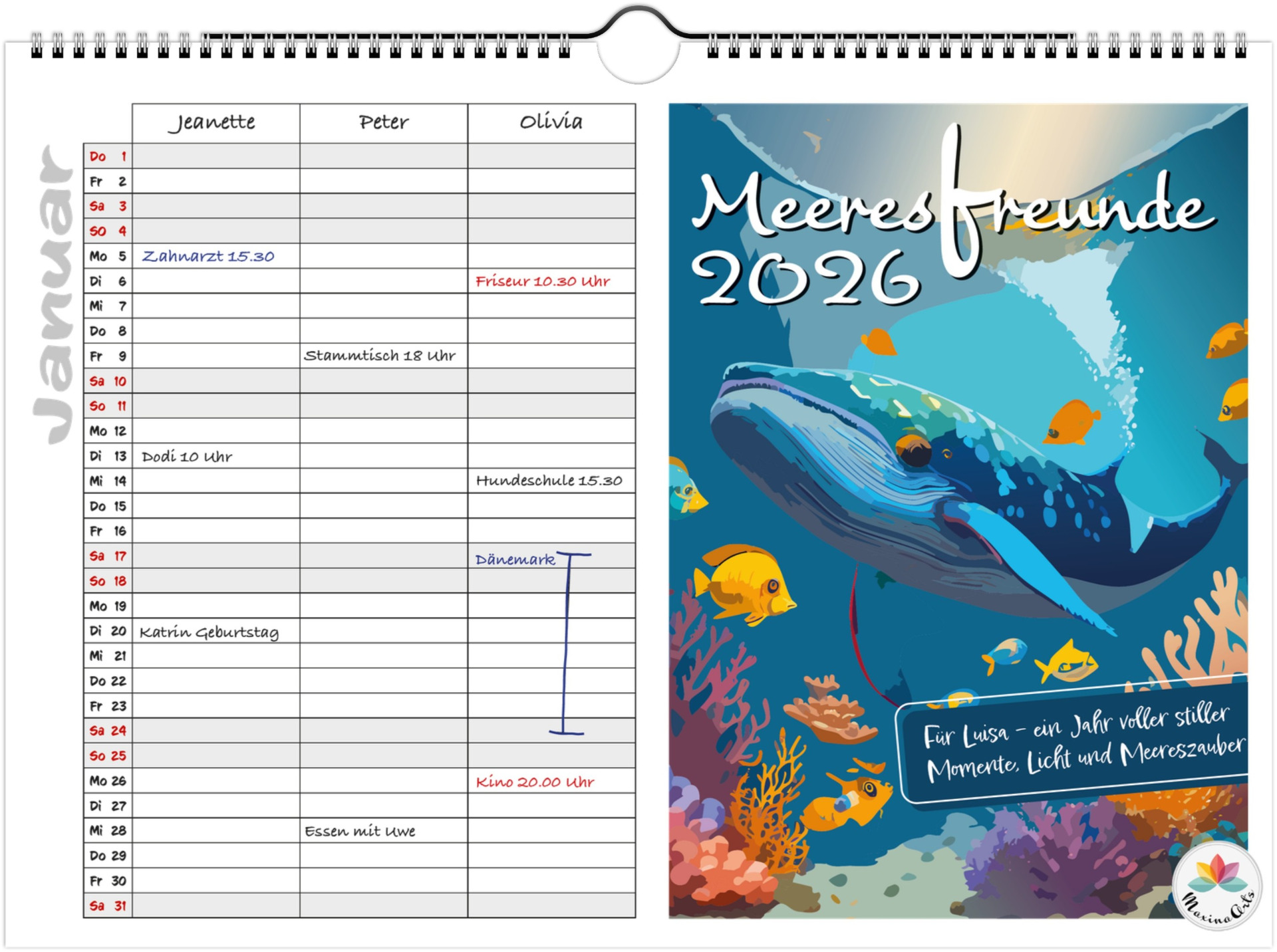 Optional und kostenlos personalisierbar – Wunschtext im Bestellvorgang eintragen.